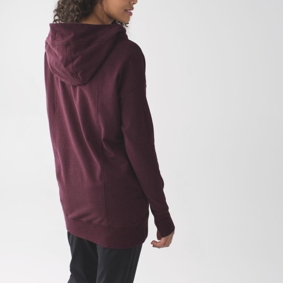 Lululemon Wrap Up Jacket Heathered Bordeaux Drama, Size 4, EUC | $138 Retail - Picture 4 of 6